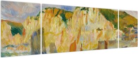 Obraz - Auguste Renoir, Sea and Cliffs, reprodukcje (170x50 cm)