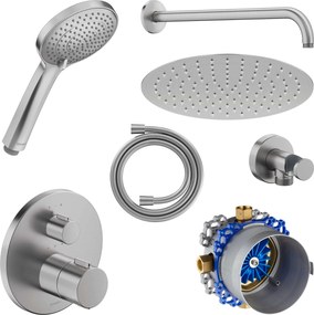 Duravit Unterputz-Duschsystem mit Thermostat und Kopfbrause