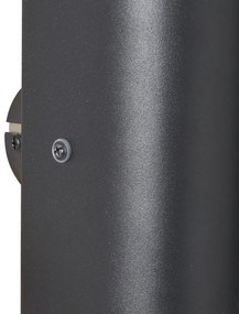 Nowoczesny Kinkiet / Lampa scienna czarny 2-punktowy - Gotthard Nowoczesny Oswietlenie wewnetrzne