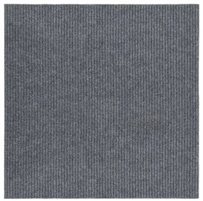 Szary dywan z prążkami 100x100 P1-C71