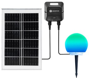 Aigostar-LED RGB ściemnialna lampa zewnętrzna MESH 20W/3,7V 4000mAh 2700-6500K IP65 śr. 15 cm