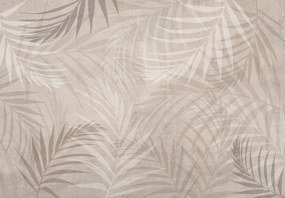 Fototapeta - Beżowe płatki II. (196x136 cm)