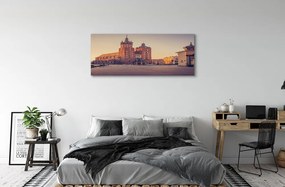 Zdjęcie na płótnie Poranek przy Bazylice w Krakowie