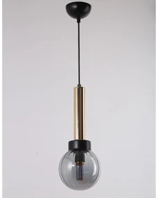 Lampa wisząca ze szklanym kloszem ø 15 cm Cota – Squid Lighting