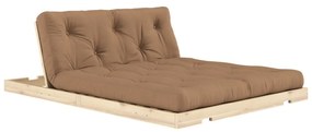 Brązowa rozkładana sofa 145 cm Flip – Karup Design