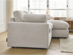 Beżowy sztruksowy narożnik Belair – Bobochic Paris