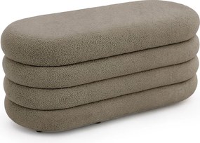 Ławka otwierana ze schowkiem teddy 100 cm PUFFO Mocha