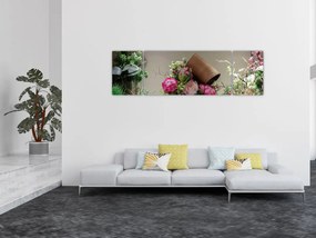 Obraz - Róża dla Ciebie (170x50 cm)
