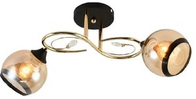 Podwójny żyrandol z ozdobnymi kryształkami - V186 W0-S09