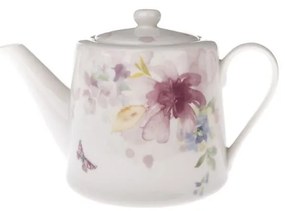 Biały porcelanowy dzbanek do herbaty 900 ml – Dakls