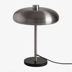 Metalowa Lampa Stołowa Vangiel Chrome - Sklum