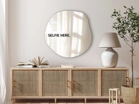 Naklejka na lustro S22 – SELFIE HERE.