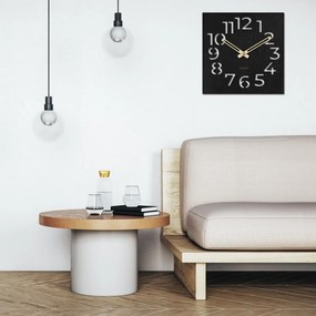 Nowoczesny drewniany zegar ścienny o minimalistycznym designie | NORK
