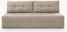 Sofa z Funkcją Spania MORANA Beżowa Nowoczesna