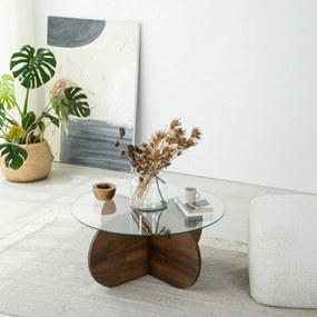 Stolik konferencyjny Bubble Walnut