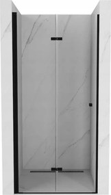 Mexen Lima drzwi prysznicowe składane 90 cm, transparent, czarne - 856-090-000-70-00