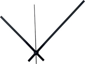 Czarne proste aluminiowe wskazówki zegarowe 18,5 / 14 cm