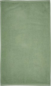 Zielony bawełniany ręcznik kąpielowy szybkoschnący frotte 90x140 cm Quick Dry – Catherine Lansfield