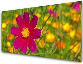 Panel Szklany Subtelny Pąk Kwiatowy