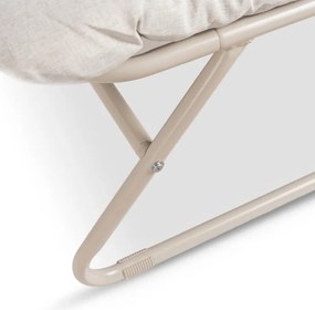 Zestaw Mebli Ogrodowych MEGARA Beżowy Sofa 2x Fotel Stolik Tarasowy Nowoczesny