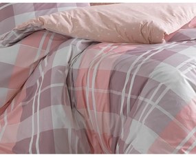 BedTex Bawełniana pościel Mark różowa, 140 x 220 cm, 70 x 90 cm, 140 x 220 cm, 70 x 90 cm