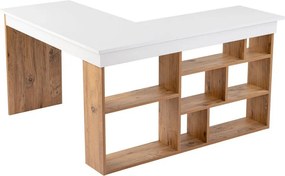 Biurko w dekorze sosny 120x130 cm Vesper – Kalune Design