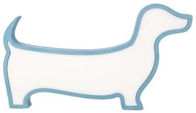 LED Dziecięca lampka biurkowa DOG LED/12W/230V niebieska
