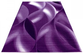 Dywan nowoczesny Plus wstęgi fioletowy 240 cm x 340 cm