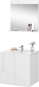 Zestaw mebli łazienkowych biały 61.8x44.8x57.8 izan