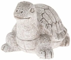 Dekoracja ogrodowa Żółw, beton, 11,5 x 7,5 x 8,5 cm, szary