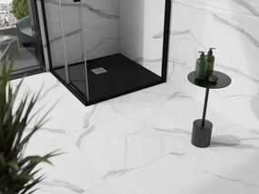 Mexen Stone+ brodzik kompozytowy kwadratowy 80 x 80 cm, czarny - 44708080