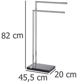 Stojak na ręczniki NOBLE - 2 ramienny, WENKO