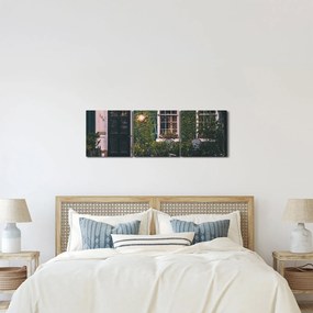 Obraz - W domu z przejażdżki (z zegarem) (90x30 cm)