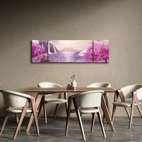 Obraz jeziora (170x50 cm)