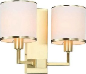 Open Design OR81503 - Lampa ścienna CASA 2xE14/12W/230V mosiądz/kremowa