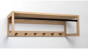 Półka z litego drewna dębowego Woodman Slussen Puro