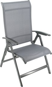 Doppler YELMO alu - aluminiowe regulowane krzesło ogrodowe - Produkt rozpakowany (N534)