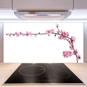 Szkło Ozdobne do Kuchni Wyrafinowany Motyw Roślinny