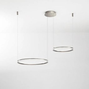 Perenz EDGE 99W Podwójna lampa wisząca LED, tytanowo-szara