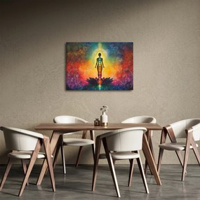 Obraz - Kobieta i czakry (70x50 cm)