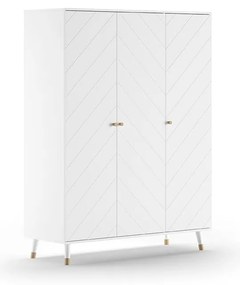 Biała szafa dziecięca 150x200 cm BILLY – Vipack