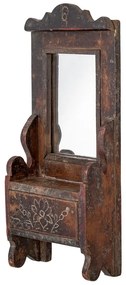 Lustro z drewnianą ramą ścienne 17,5x43 cm Sehar – Bloomingville