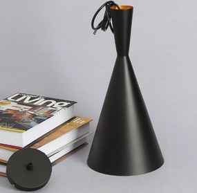 Lampa sufitowa metalowa klosz wisząca AT9-1SZ-Black