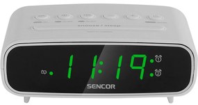 Sencor SRC 2600 W radiobudzik, biały