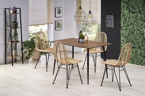 Krzesło do jadalni z rattanu naturalnego K337