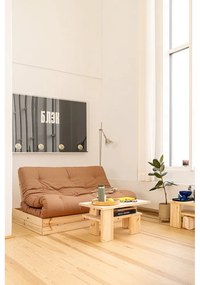 Brązowa rozkładana sofa 145 cm Flip – Karup Design