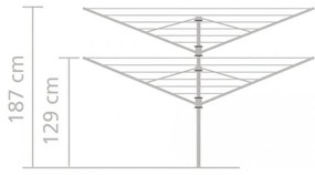 Ogrodowa suszarka na pranie Lift-O-Matic 40m – Brabantia