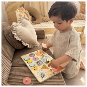 Tooky toy tablica manipulacyjna zamki zębatki sorter zegar