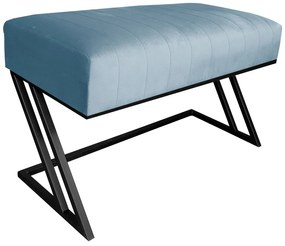 Ławka ZETA LOFT BL06 pufa podnóżek metal