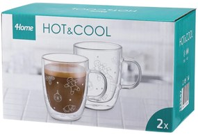 4Home Szklanka termiczna Winter Hot&Cool 400 ml, 2 szt.